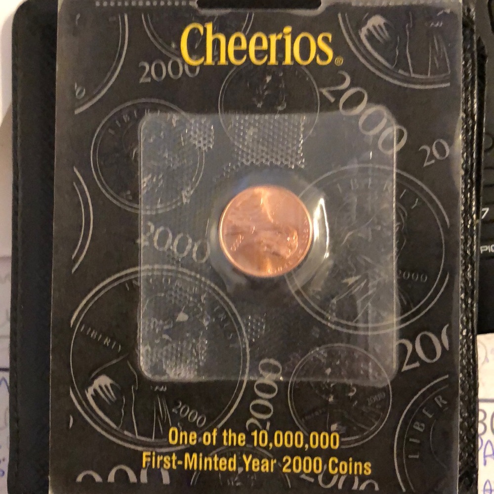 Cheerios Penny COA 2000 P Lincoln Penny.